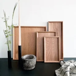 - Oak Tray - Bakke - 25x15 cm*Hove Home Hot