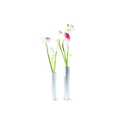 - Slim Vase Rustfri stål - Højde 14 cm*Hove Home Hot