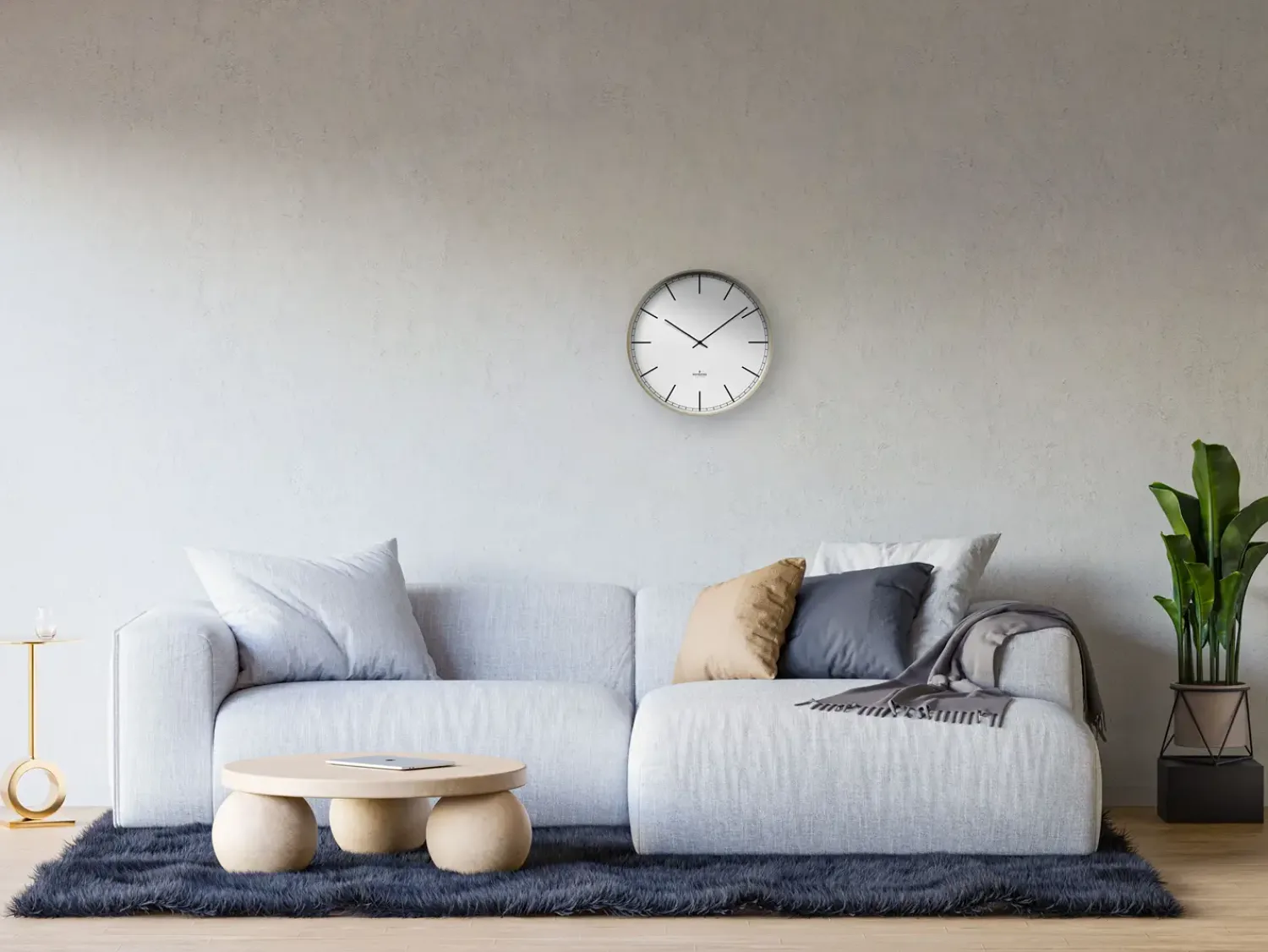 - vægur - Wood - Ø45 cm^Huygens Best