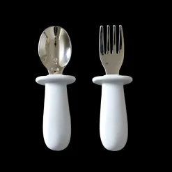 - Baby Bestik Sæt - Grå^Jack o Juno Clearance