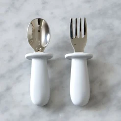 - Baby Bestik Sæt - Grå^Jack o Juno Clearance