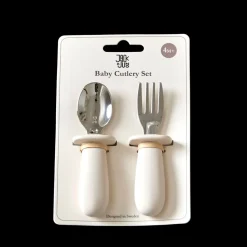 - Baby Bestik Sæt - Cream*Jack o Juno Hot