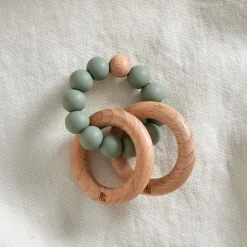 - Bidering - Bubble Teether - Grøn*Jack o Juno New