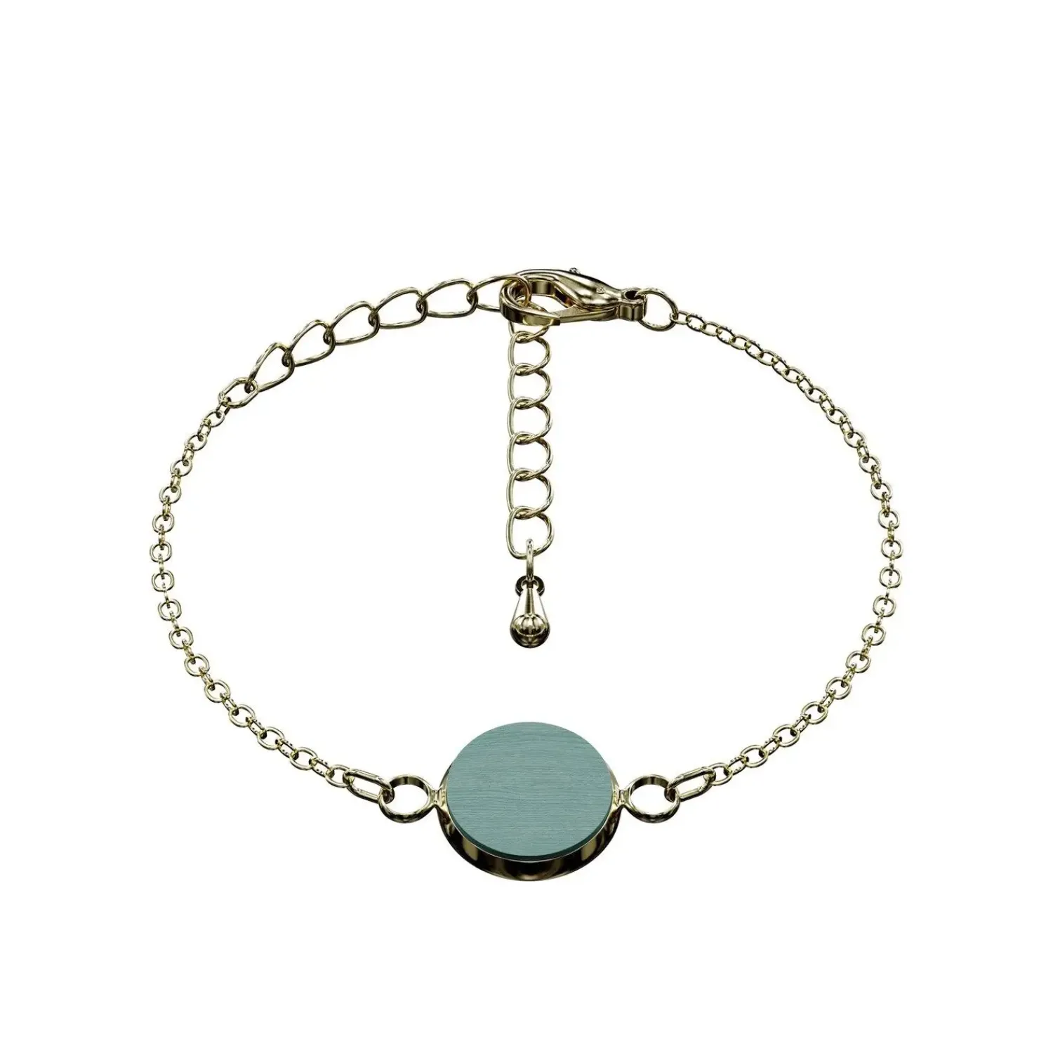 - Armbånd - Optativ - dusty jade vedhæng^Jewelry by Grundled Best