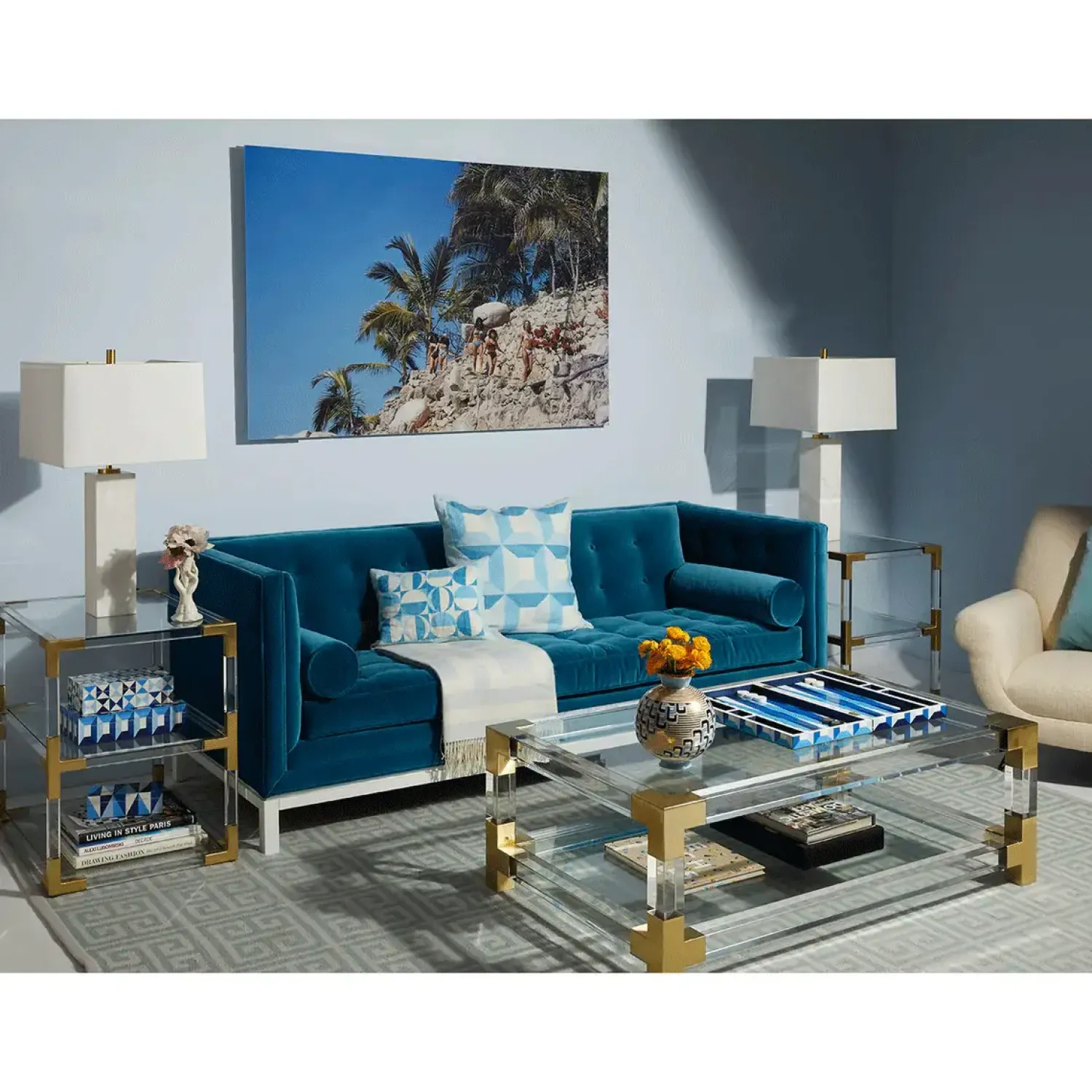 - Vase - Versailles Puzzle - 19,7 x 23,5 cm*Jonathan Adler Clearance