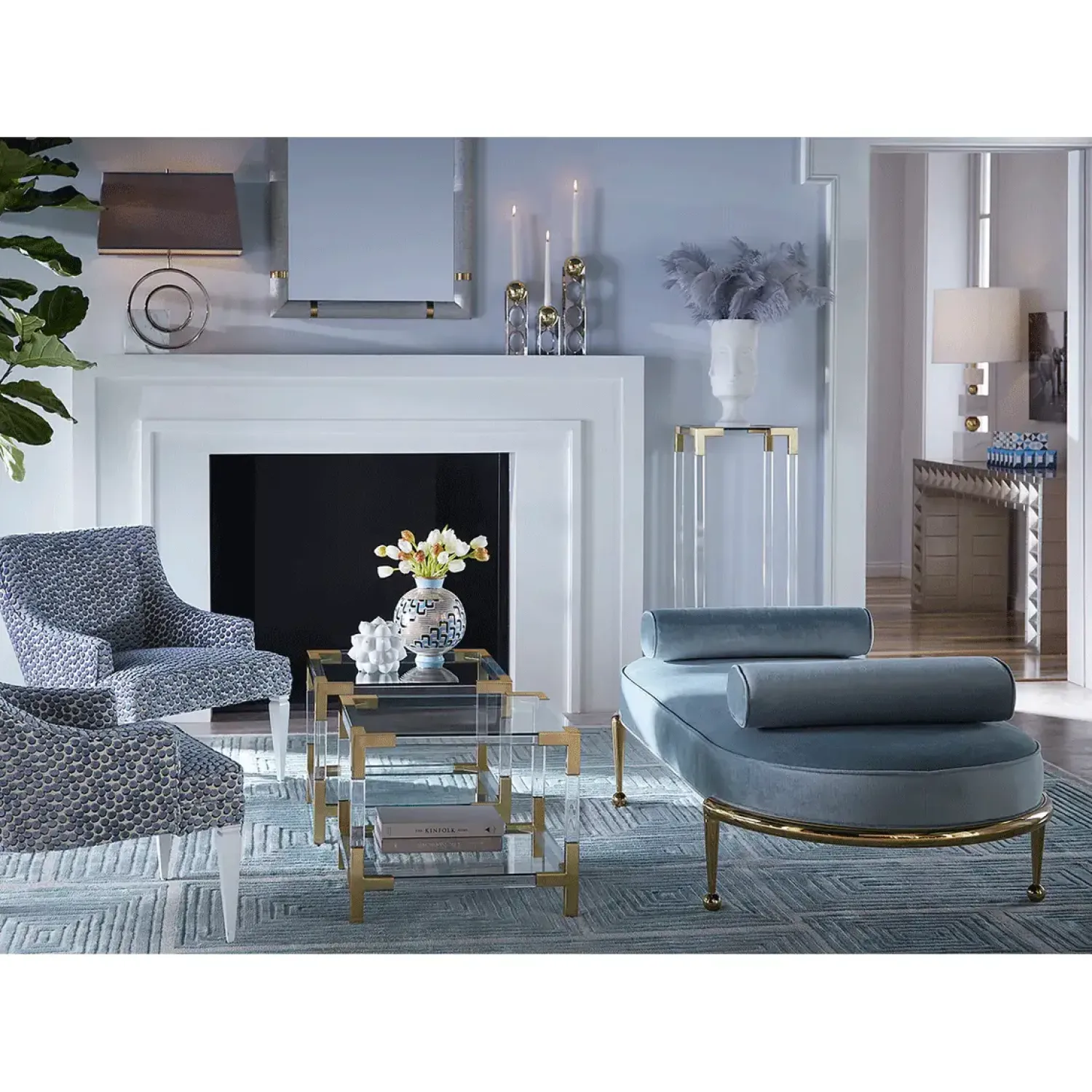 - Vase - Versailles Puzzle - 19,7 x 23,5 cm*Jonathan Adler Clearance