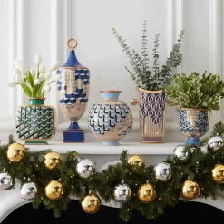 - Vase - Versailles Puzzle - 19,7 x 23,5 cm*Jonathan Adler Clearance