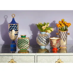 - Vase - Versailles Puzzle - 19,7 x 23,5 cm*Jonathan Adler Clearance