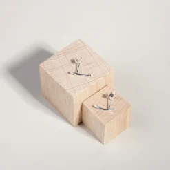 - Curved ørestik - Sølv^JUKSEREI Sale