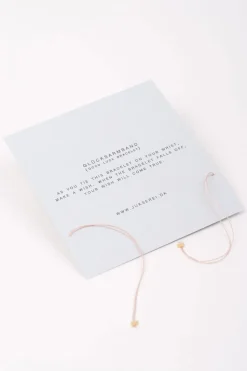 - Good Luck armbånd m. kugle - Grå^JUKSEREI Hot