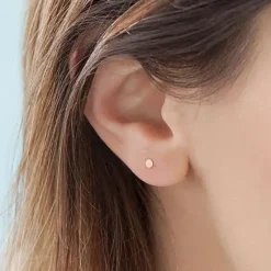 - Punkt ørestik - Guld*JUKSEREI Outlet