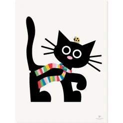 - Plakat med kat - 50x70 cm.^KAI Copenhagen Online
