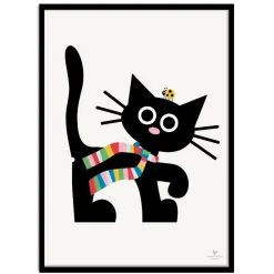- Plakat med kat - 50x70 cm.^KAI Copenhagen Online
