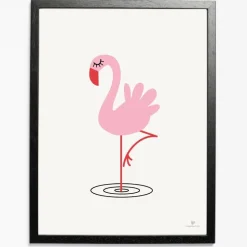 - Plakat med flamingo - 50x70 cm.*KAI Copenhagen Sale