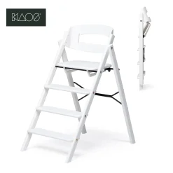 - Højstol - KLAPP® - Sammenklappelig - Hvid Bøg^KAOS New