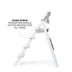 - Højstol - KLAPP® - Sammenklappelig - Hvid Bøg^KAOS New