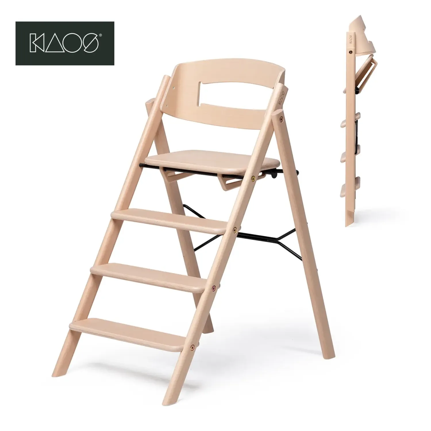 - Højstol - KLAPP® - Sammenklappelig - Bøg^KAOS Hot