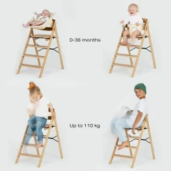 - Højstol - KLAPP® - Sammenklappelig - Eg^KAOS New