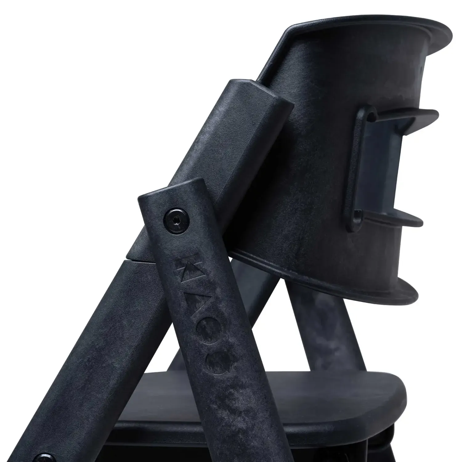 - Højstol - ReKLAPP® - Sammenklappelig - Recycled plastic Sort^KAOS Best