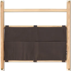 - Organizer i tekstil til ribbevæg - dark grey*KAOS Discount