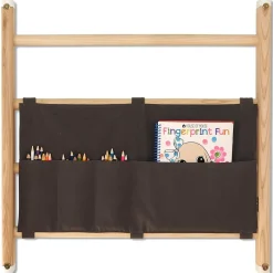 - Organizer i tekstil til ribbevæg - dark grey*KAOS Discount