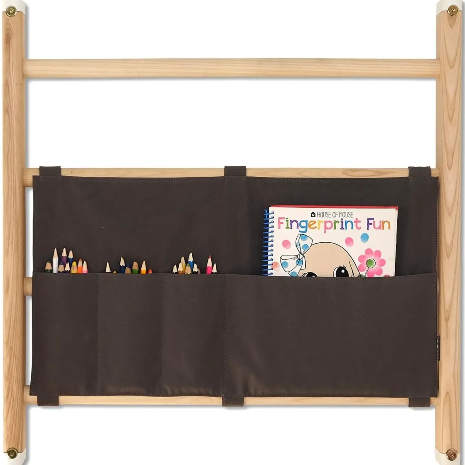 - Organizer i tekstil til ribbevæg - dark grey*KAOS Discount