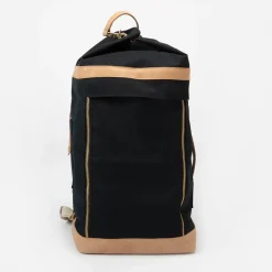 - Rygsæk, Weekend bag - 40 Liter - 28x50x28 cm - Sort med læder^KAOS Best
