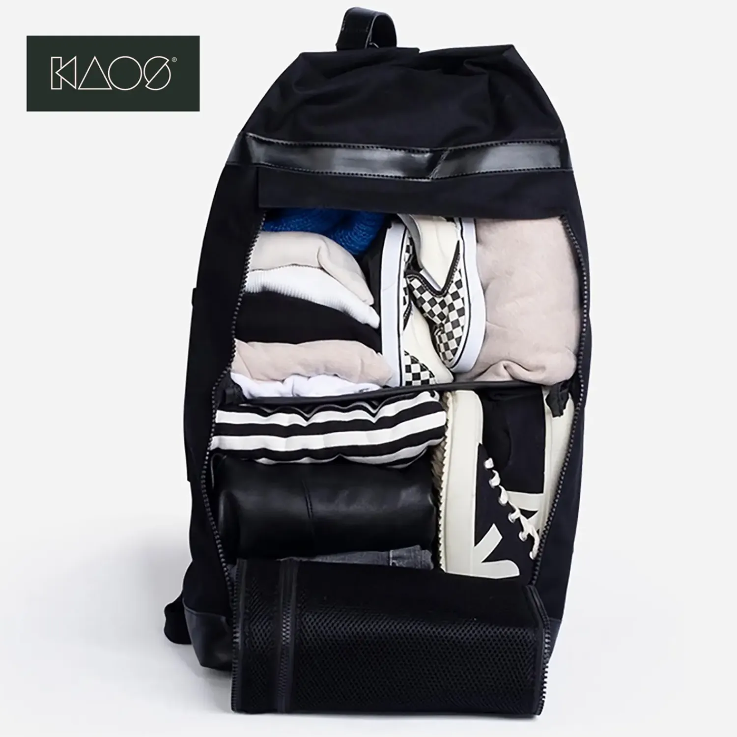 - Rygsæk, Weekend bag - 40 Liter - 28x50x28 cm - Sort^KAOS Clearance