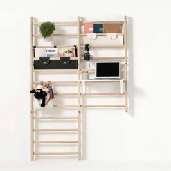 - Skrivebord til ribbevæg - Hvid^KAOS