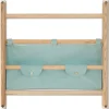 - Tekstilhylde til ribbevæg - mint - Endeløs canvas shelf dusty aqua^KAOS Hot