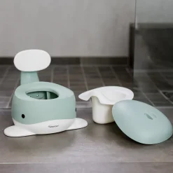 - Potty Training Toilet - Hval - Aquamarine*Kindsgut Best