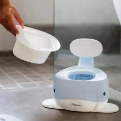 - Potty Training Toilet - Hval - Lys blå^Kindsgut Best