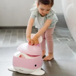 - Potty Training Toilet - Hval - Pink*Kindsgut Hot