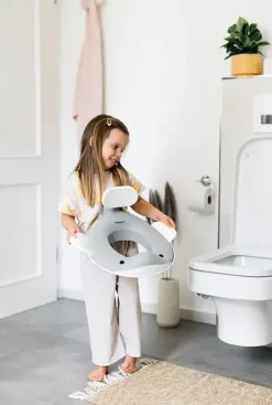 - Toiletsæde til børn - Hval - Mørkegrå^Kindsgut New