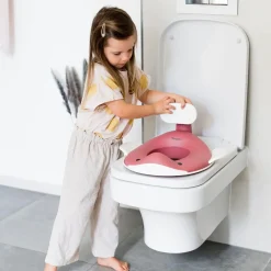 - Toiletsæde til børn - Hval - Dusty Pink^Kindsgut Outlet