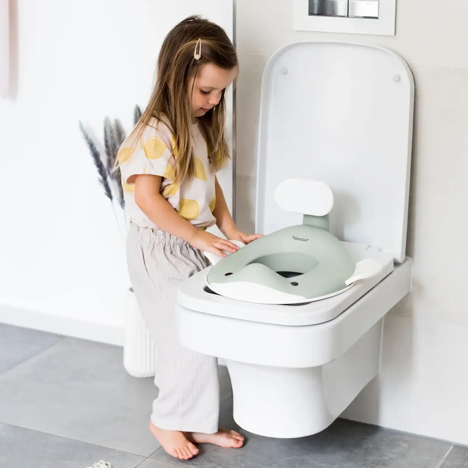 - Toiletsæde til børn - Hval - Pistachio^Kindsgut Clearance