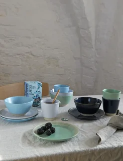 - Colorit tallerken Ø 19 cm navy*Knabstrup Keramik Best