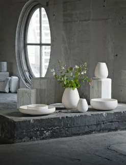 - Earth vase H 24 cm chalk^Knabstrup Keramik Hot