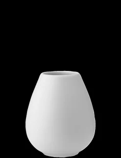 - Earth vase H 14 cm chalk^Knabstrup Keramik New