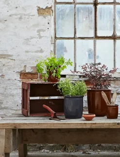 - syltekrukke 0.5 l. terracotta^Knabstrup Keramik Hot