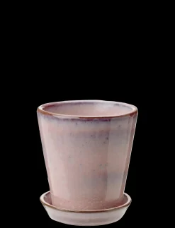 - urtepotteskjuler Ø 10.5 cm rose*Knabstrup Keramik Outlet