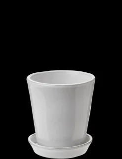 - urtepotteskjuler Ø 10.5 cm white^Knabstrup Keramik Best