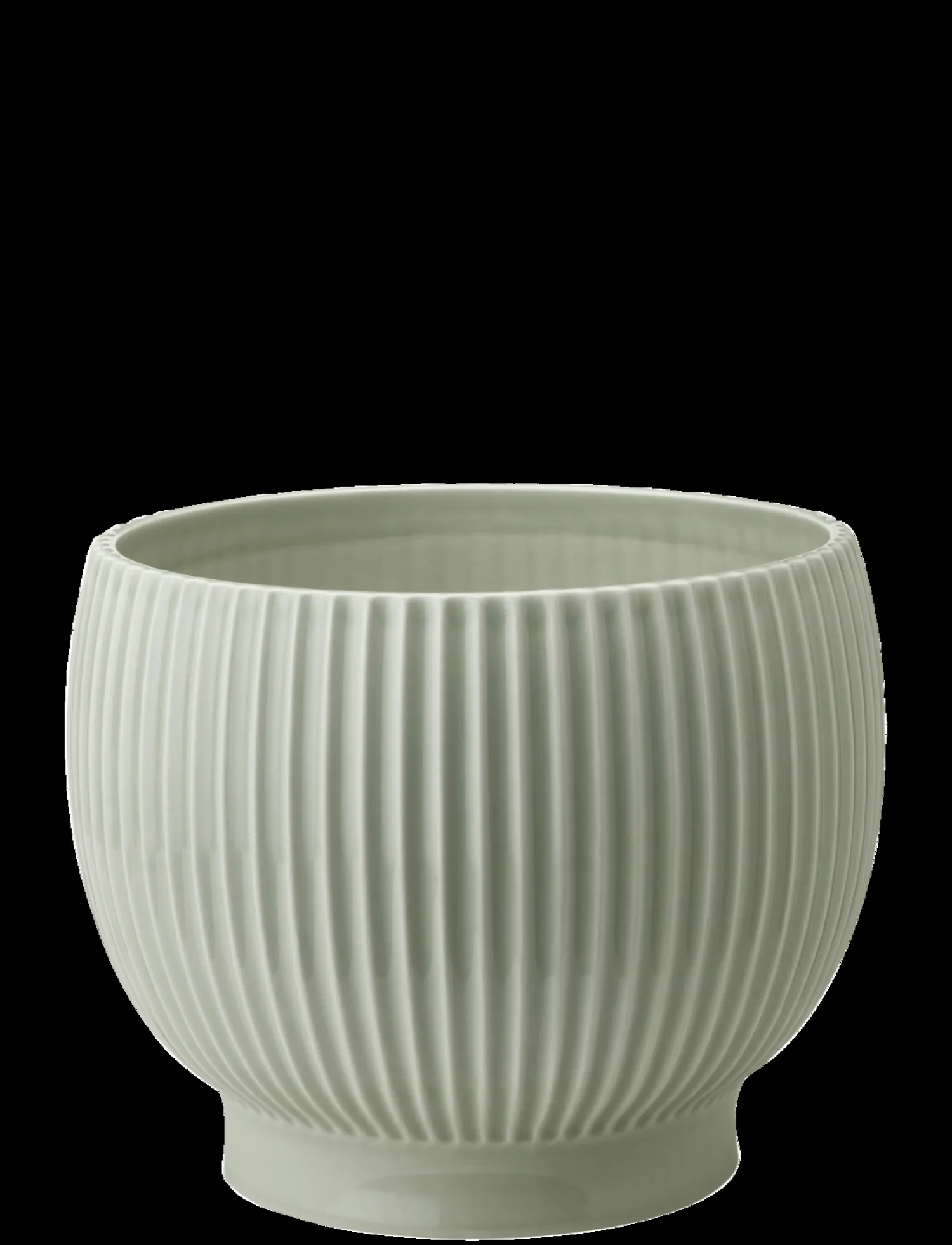 - urtepotteskjuler Ø 18 cm ripple mint*Knabstrup Keramik Online