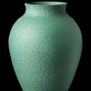 - vase H 27 cm verdigris green^Knabstrup Keramik Hot