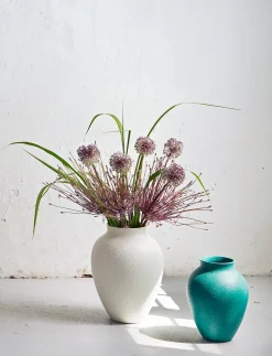 - vase H 27 cm verdigris green^Knabstrup Keramik Hot