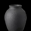 - vase H 20 cm black^Knabstrup Keramik New