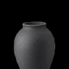 - vase H 12.5 cm black^Knabstrup Keramik Discount