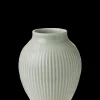 - vase H 12.5 cm ripple mint*Knabstrup Keramik Clearance