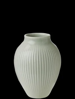- vase H 12.5 cm ripple mint*Knabstrup Keramik Clearance