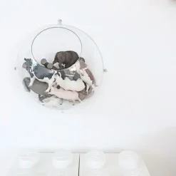 - Hanging display Orion - Large - transparent kugle - Sæt med 2 halvkugler^Koziol